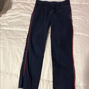 Juicy Couture Navy and Red Pants